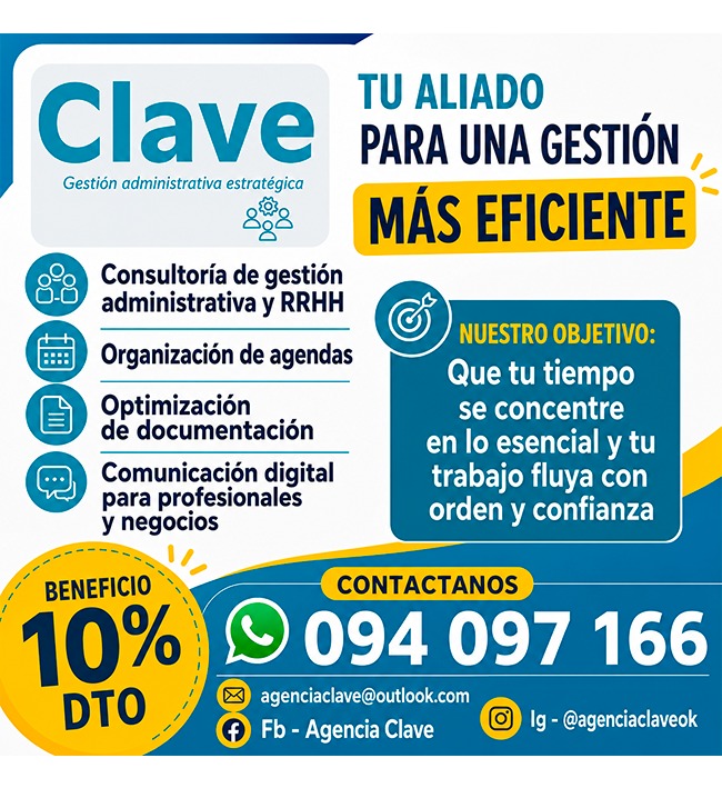 Agencia Clave- Da click en la imagen para acceder a la información